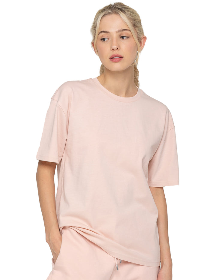 enzo jeans Basic Oversized T-Shirt - Peach