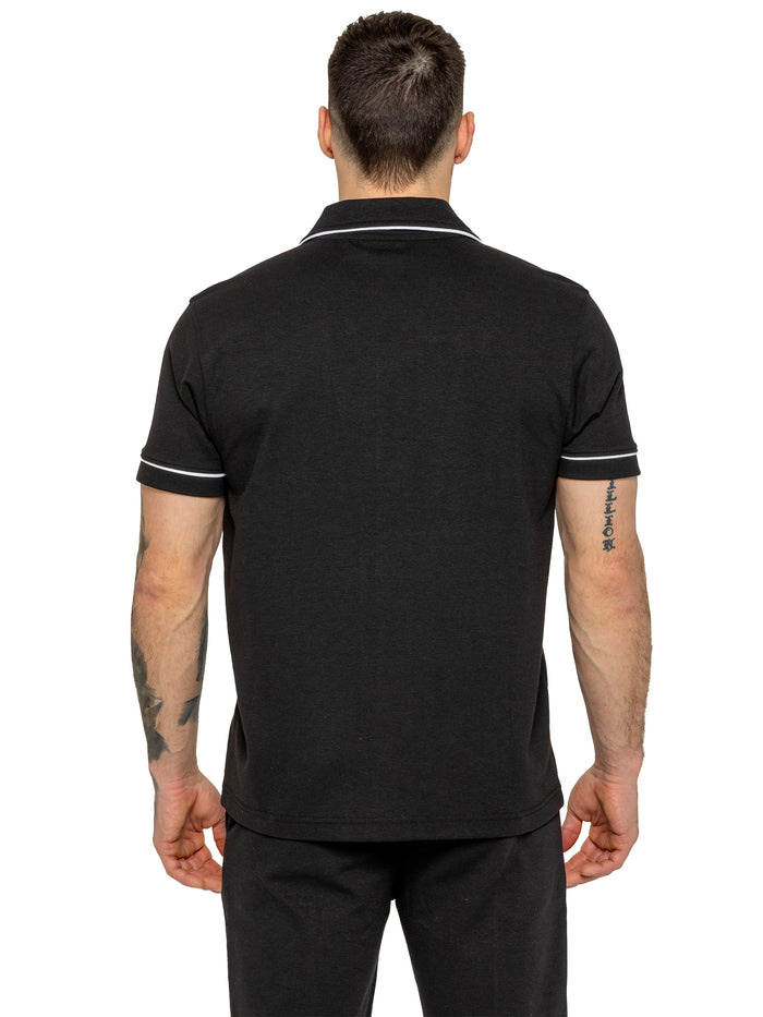 Enzo Jeans Berrettini Piping Shirt - Black