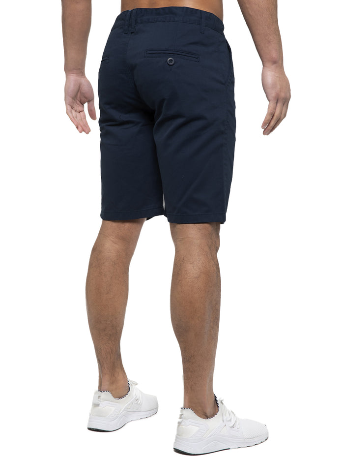 Enzo Jeans Brooks Cotton Chino Shorts - Navy