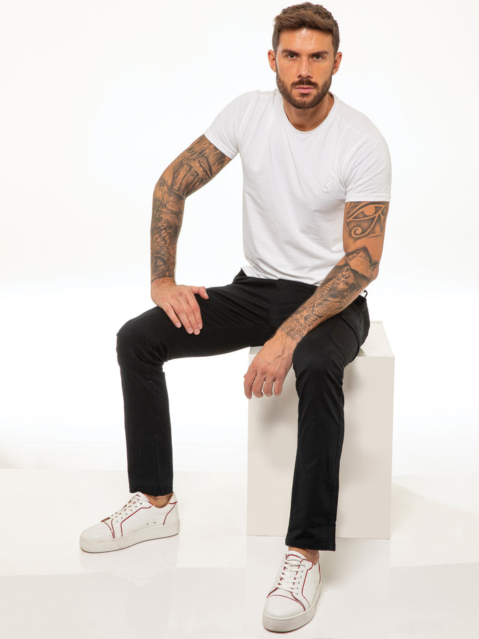 enzo jeans Bryce Stretch Cargo Pants - Black