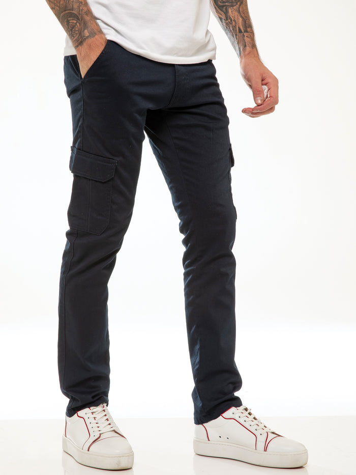 enzo jeans Bryce Stretch Cargo Pants - Blue