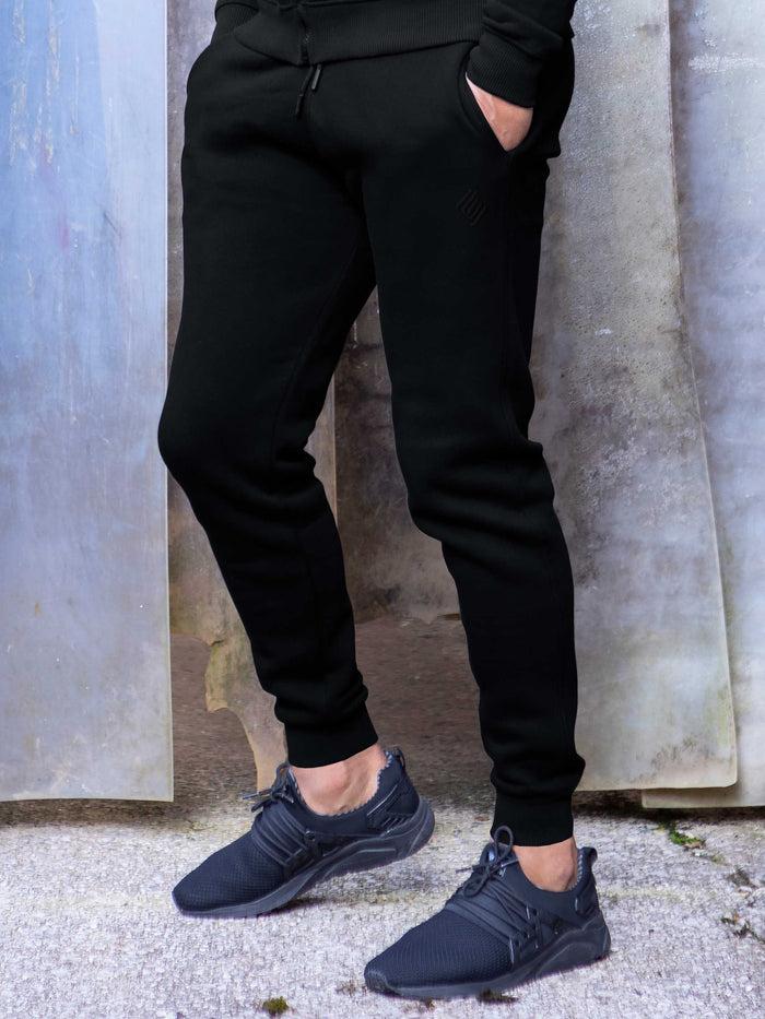 Enzo Jeans Carter Cuffed Jogger - Black