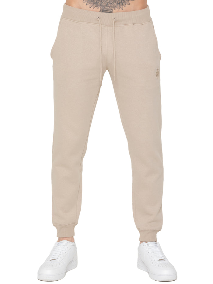 Enzo Jeans Carter Cuffed Jogger - Oatmeal