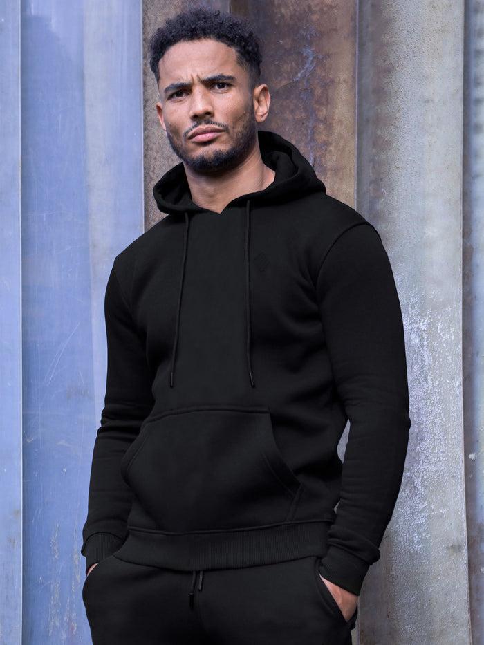 Enzo Jeans Carter Overhead Hoodie - Black