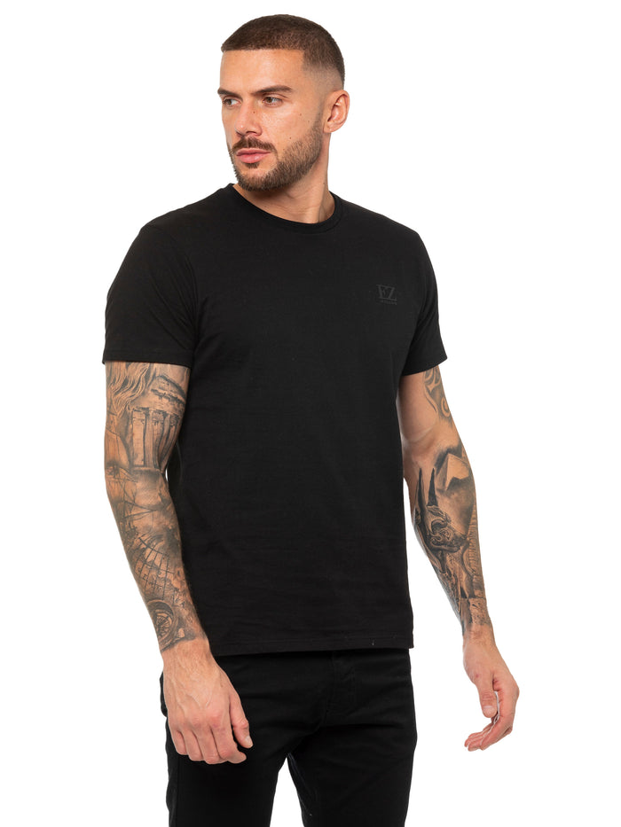Enzo Jeans Clyde Regular Fit T-Shirt - Black