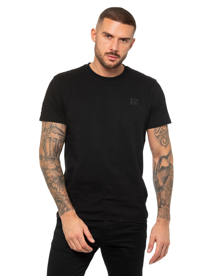 enzo jeans Clyde Regular Fit T-Shirt - Black