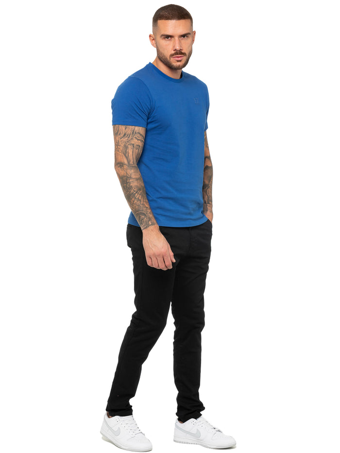 Enzo Jeans Clyde Regular Fit T-Shirt - Blue