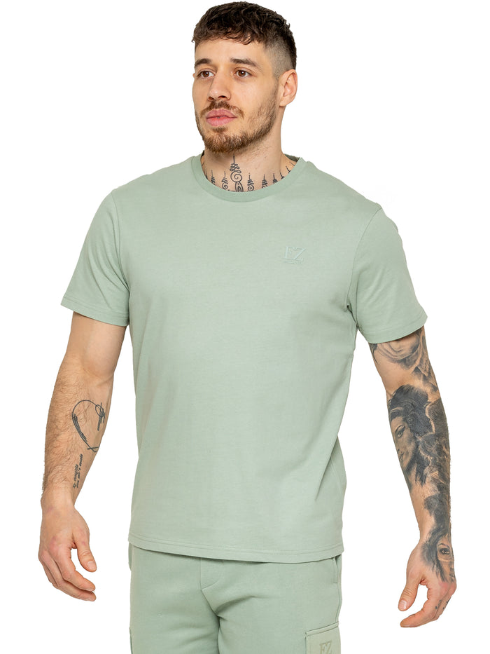 Enzo Jeans Clyde Regular Fit T-Shirt - Sage