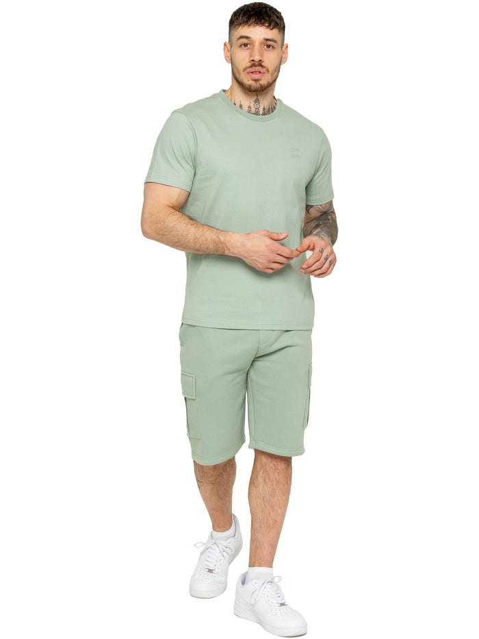 Enzo Jeans Clyde Regular Fit T-Shirt - Sage