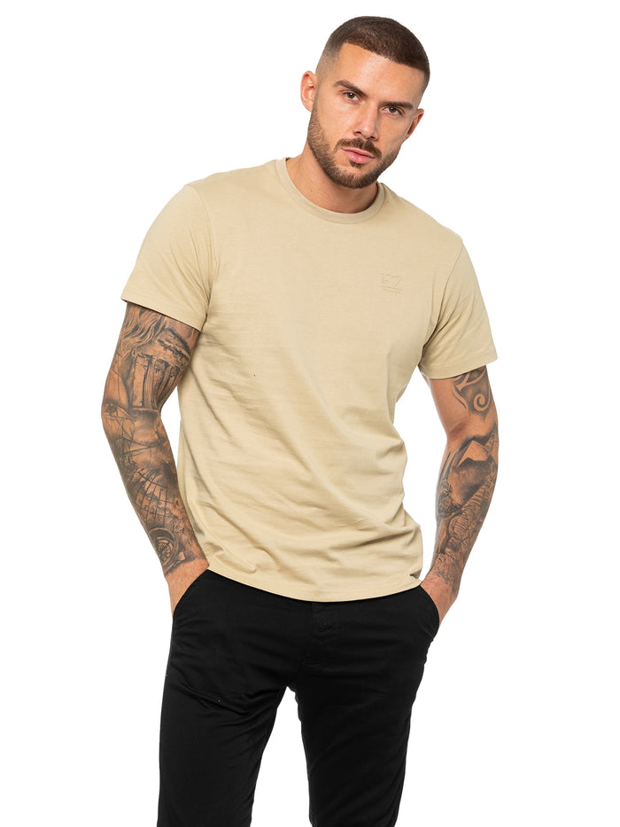 Enzo Jeans Clyde Regular Fit T-Shirt - Stone