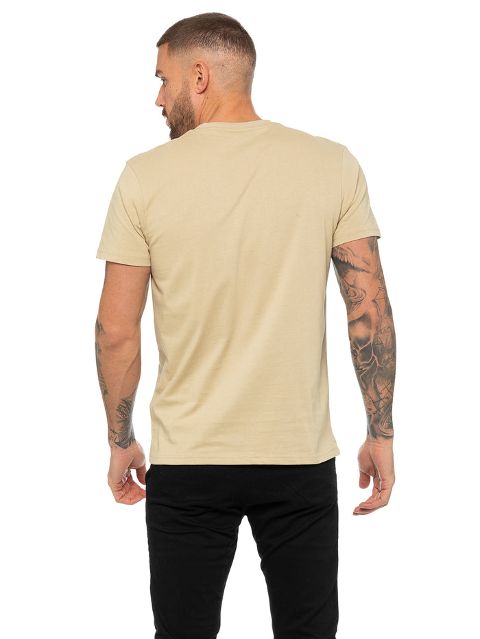 Enzo Jeans Clyde Regular Fit T-Shirt - Stone