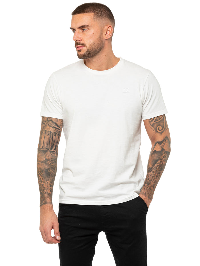 Enzo Jeans Clyde Regular Fit T-Shirt - White