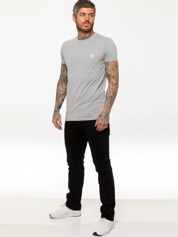 Enzo Jeans Davido Relaxed Stretch Jeans - Black