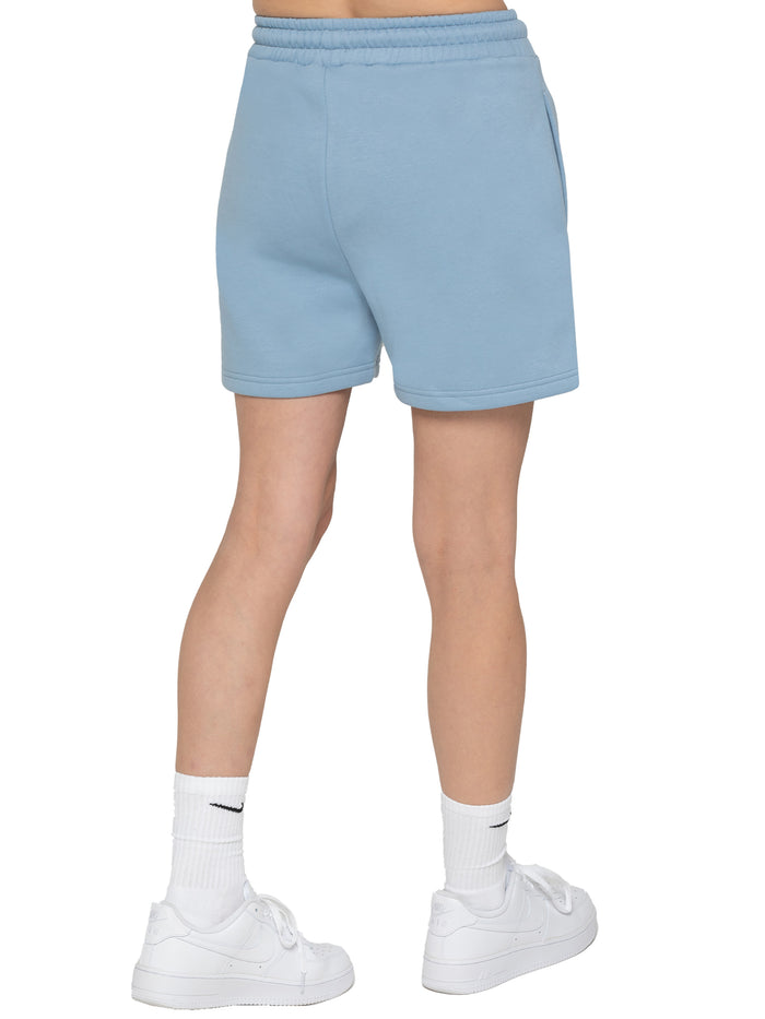 Enzo Jeans Drawstring Fleece Sweat Shorts - Blue