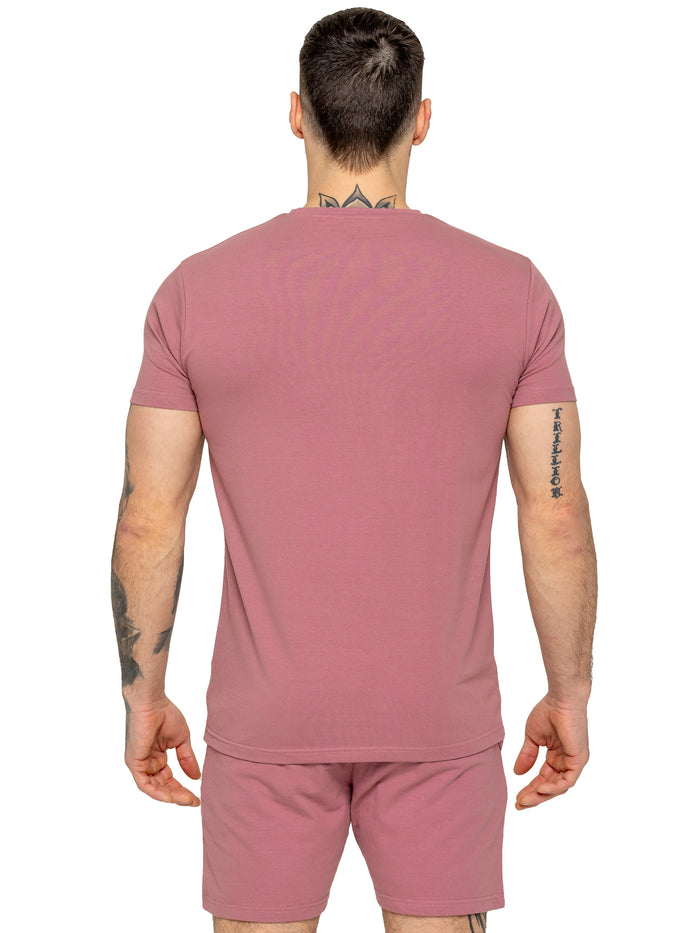 Enzo Jeans Fabio Athletic T-Shirt - Mauve