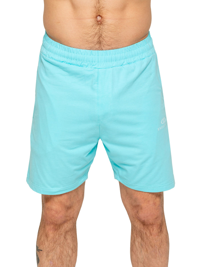 Enzo Jeans Fabio T-Shirt And Shorts Set - Aqua Blue