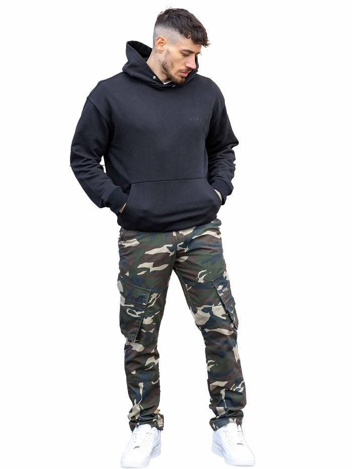 enzo jeans Genaro Camo Cargo Pants - Green