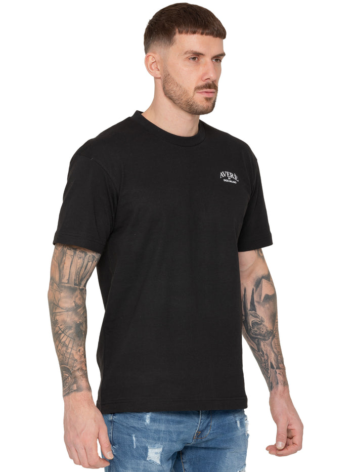 Enzo Jeans Gianluca Oversized Fit T-Shirt - Black