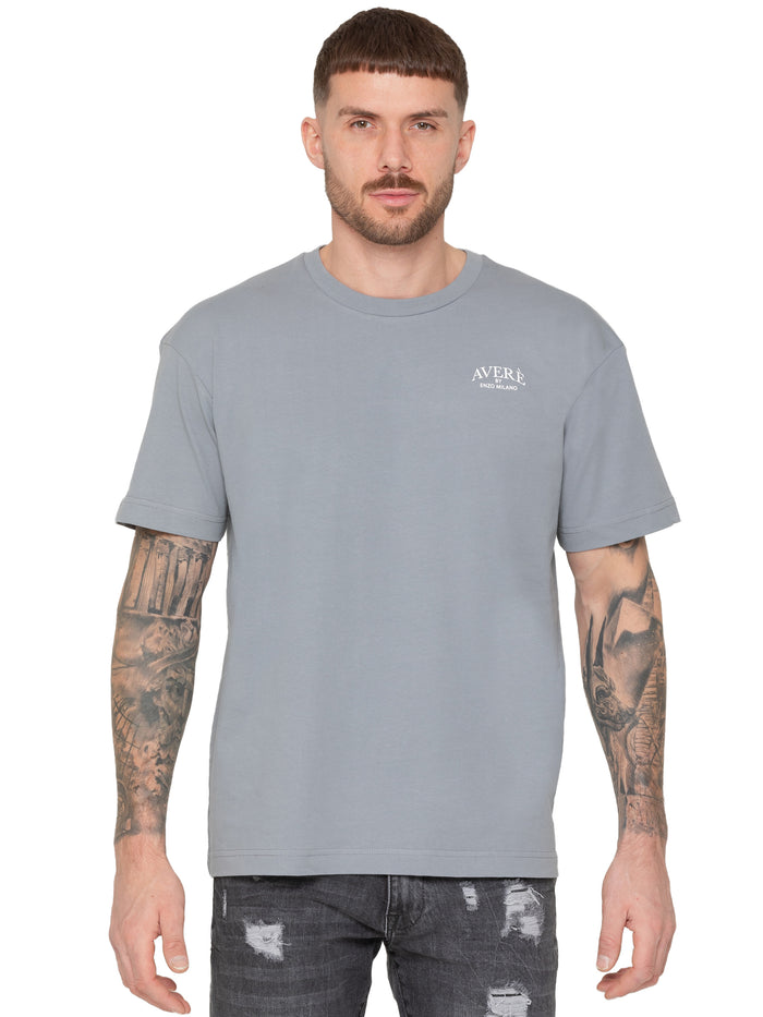 Enzo Jeans Gianluca Oversized Fit T-Shirt - Blue