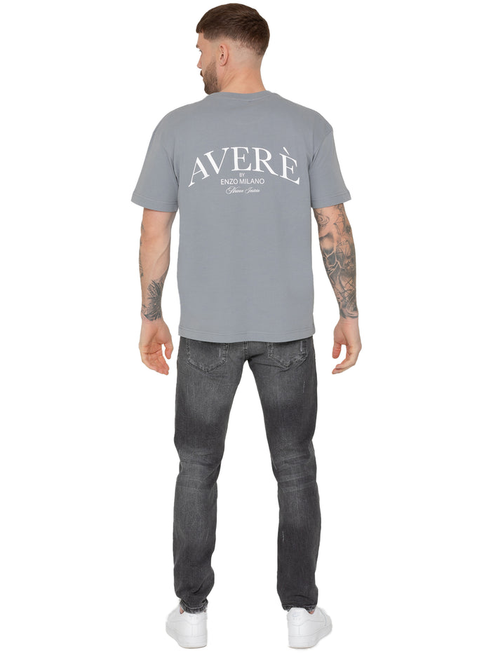 Enzo Jeans Gianluca Oversized Fit T-Shirt - Blue