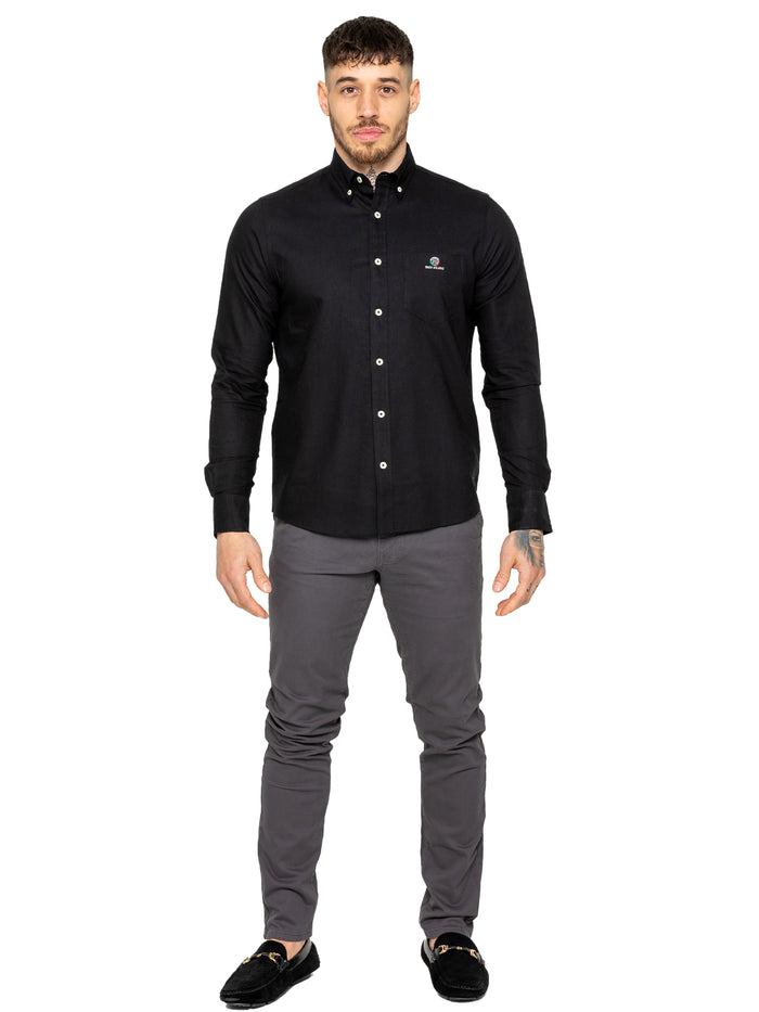 Enzo Jeans Grayson Classic Fit Shirt - Black
