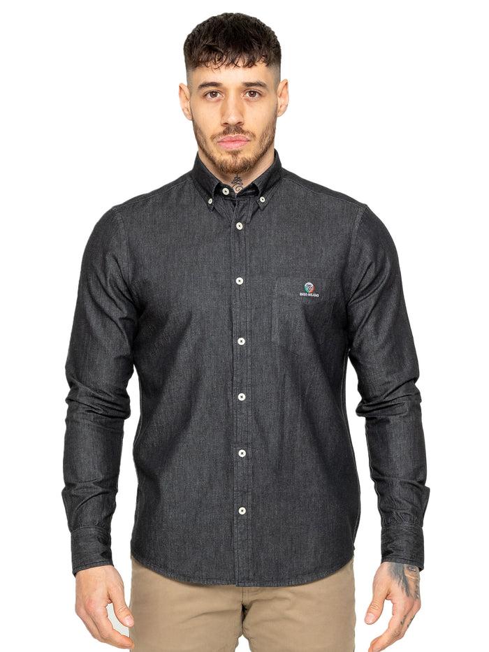 Enzo Jeans Grayson Classic Fit Shirt - Black Denim