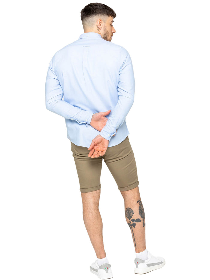 Enzo Jeans Grayson Classic Fit Shirt - Light Blue