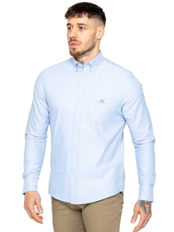 Enzo Jeans Grayson Classic Fit Shirt - Light Blue