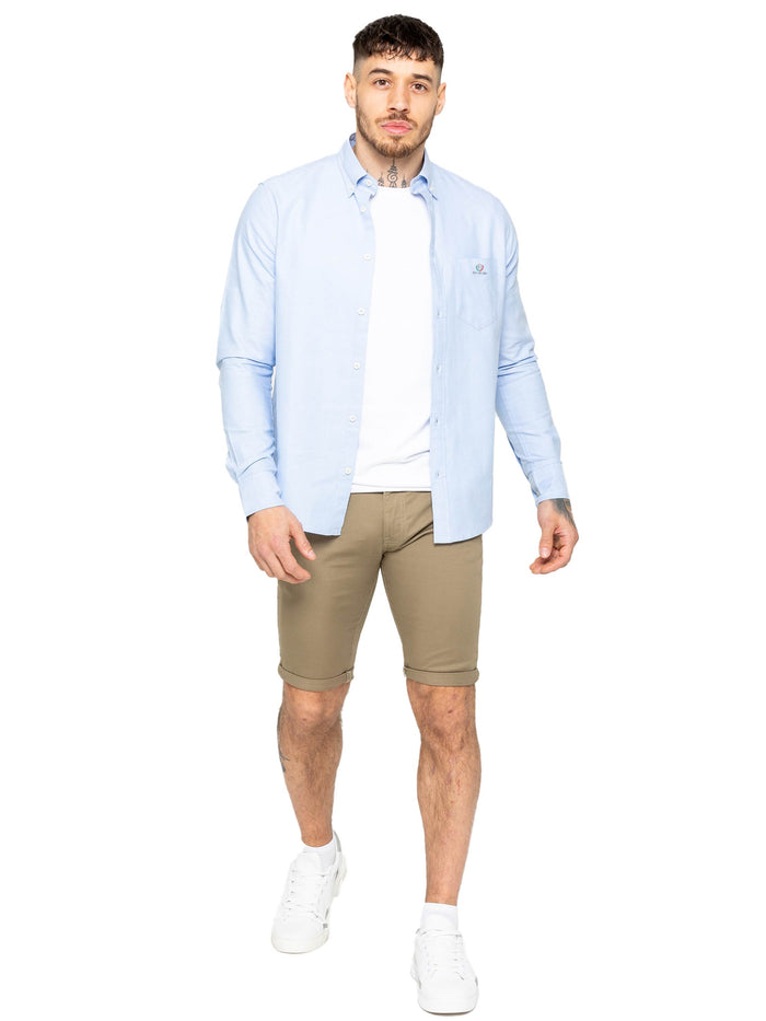 Enzo Jeans Grayson Classic Fit Shirt - Light Blue