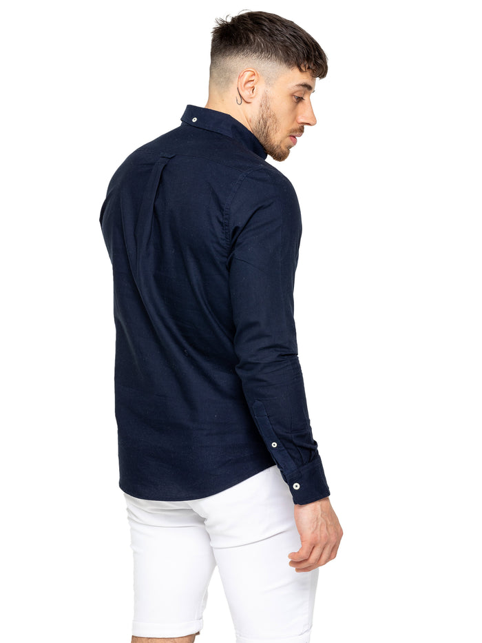 Enzo Jeans Grayson Classic Fit Shirt - Navy
