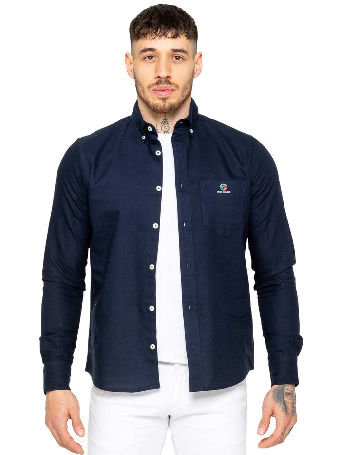 enzo jeans Grayson Classic Fit Shirt - Navy