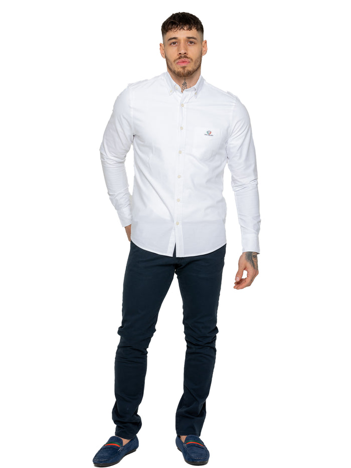 Enzo Jeans Grayson Classic Fit Shirt - White