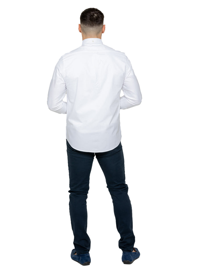 Enzo Jeans Grayson Classic Fit Shirt - White