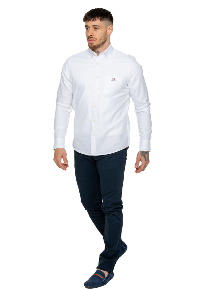 Enzo Jeans Grayson Classic Fit Shirt - White