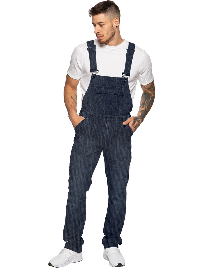 enzo jeans Harlem Dungarees - Dark Blue