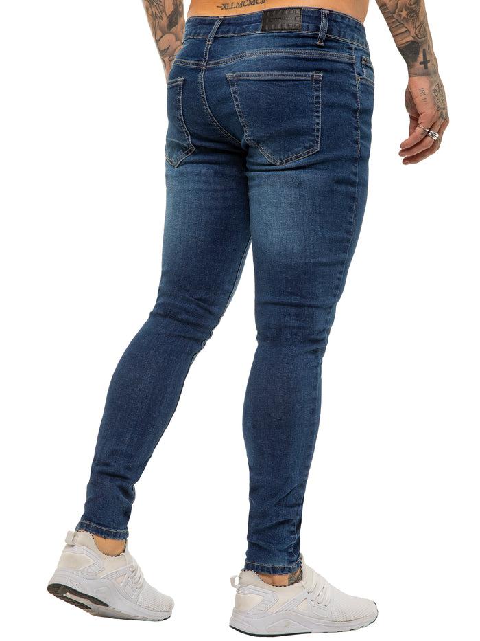 Enzo Jeans Julian Skinny Stretch Jeans - Blue