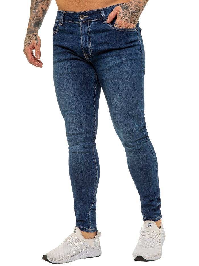 enzo jeans Julian Skinny Stretch Jeans - Blue