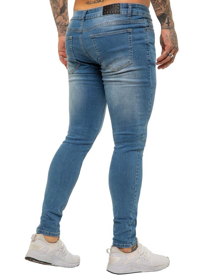 Enzo Jeans Julian Skinny Stretch Jeans - Light Blue