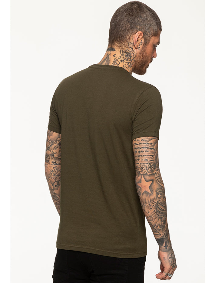 Enzo Jeans Kai Slim T-Shirt - Khaki