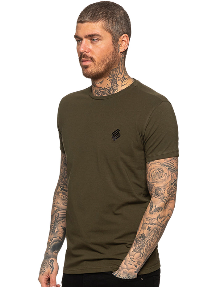 enzo jeans Kai Slim T-Shirt - Khaki