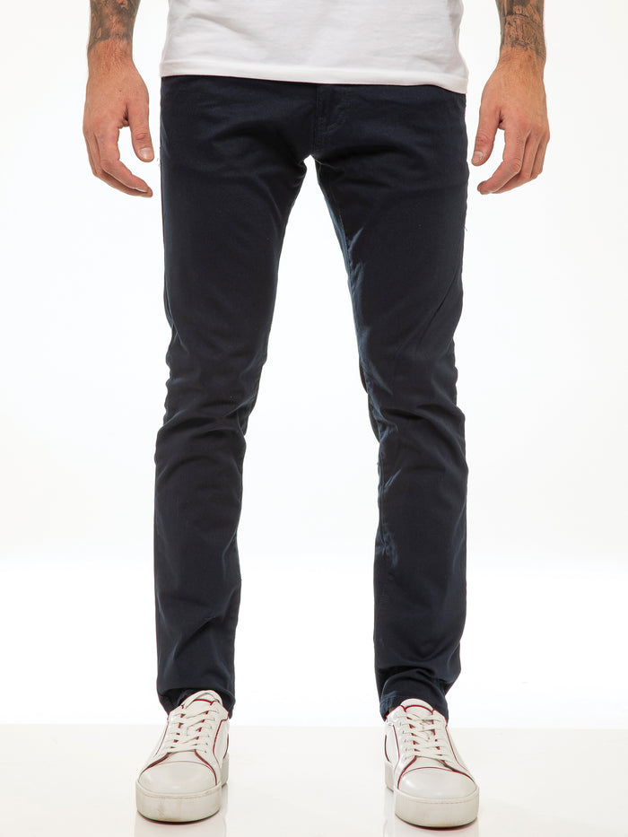 Enzo Jeans Kaiden Slim Stretch Trousers - Blue