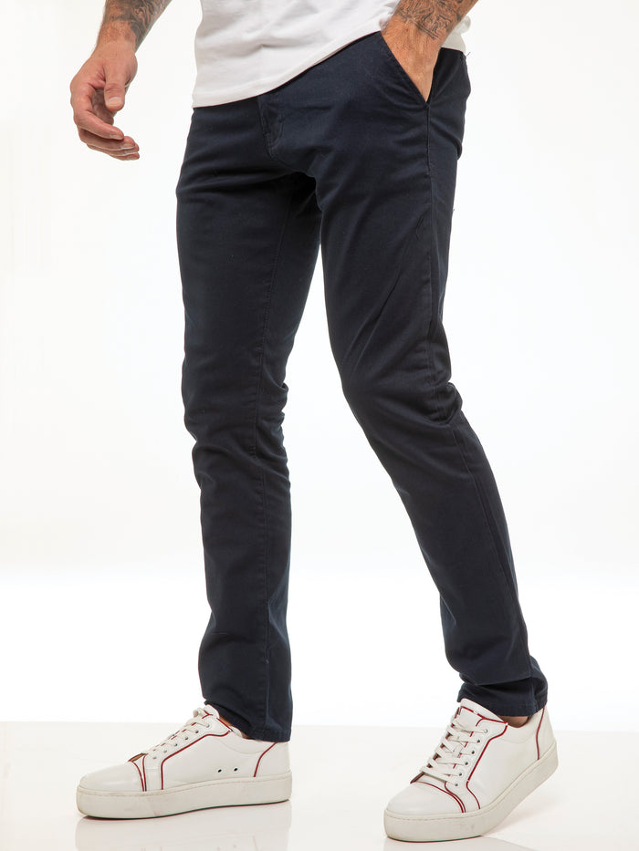 enzo jeans Kaiden Slim Stretch Trousers - Blue