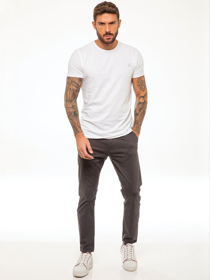 enzo jeans Kaiden Slim Stretch Trousers - Grey
