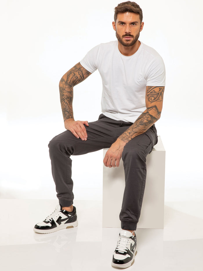 enzo jeans Kyle Stretch Cargo Pants - Grey