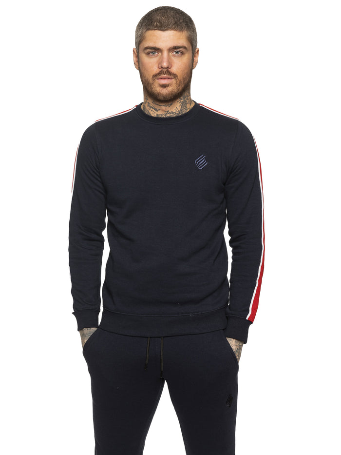 Enzo Jeans Lee Overhead Sweatshirt - Blue