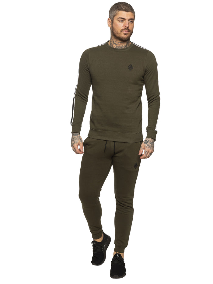 enzo jeans Lee Overhead Sweatshirt - Khaki