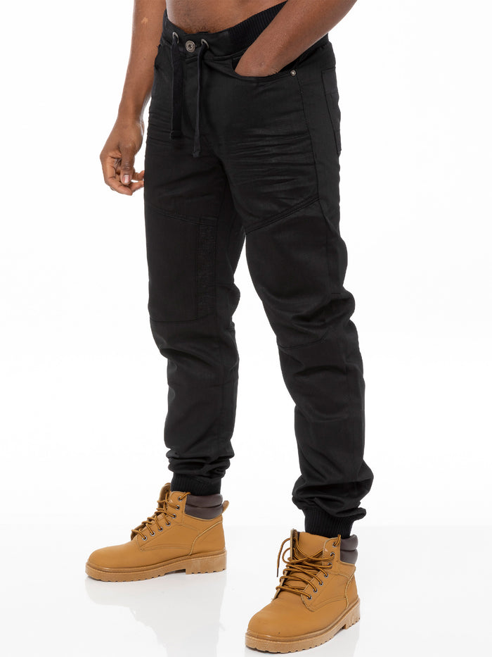 enzo jeans Leo Denim Jogger Jeans - Black