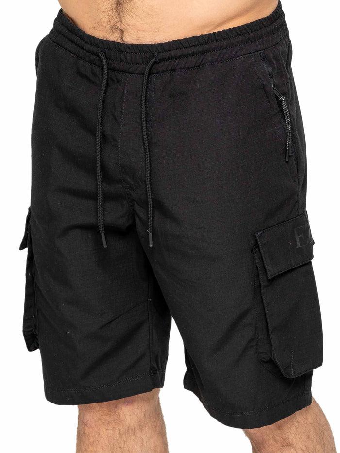 enzo jeans Leonardo Technical Cargo Shorts - Black