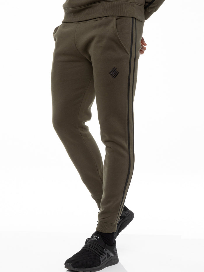 Enzo Jeans Logan Cuffed Jogger - Khaki