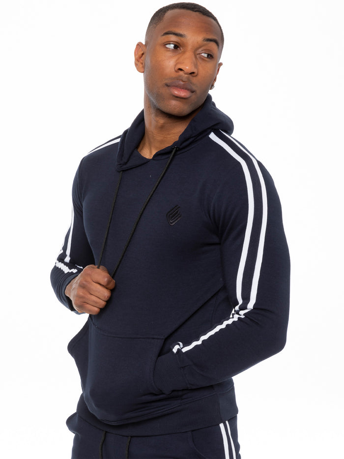 Enzo Jeans Logan Overhead Hoodie - Blue